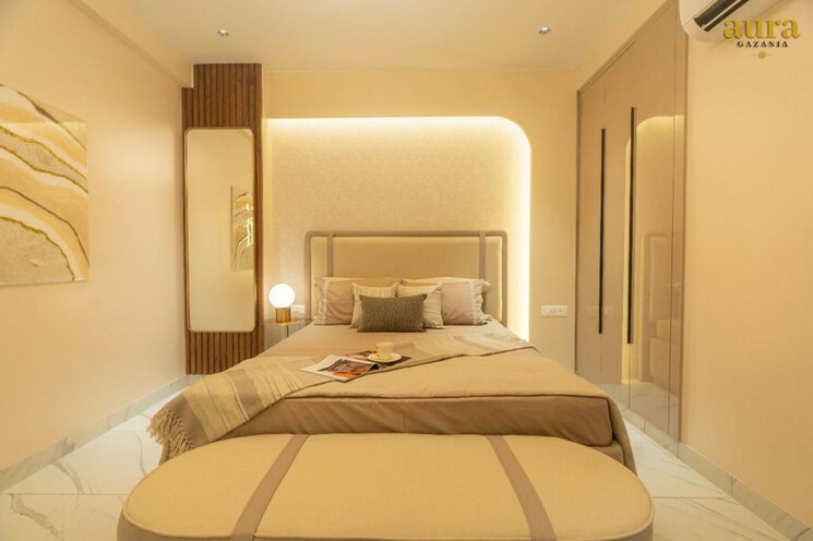 Bedroom, aura-gazania 3 Bedroom 1696 Sq.Ft. Apartment In Nabha Zirakpur 9541667