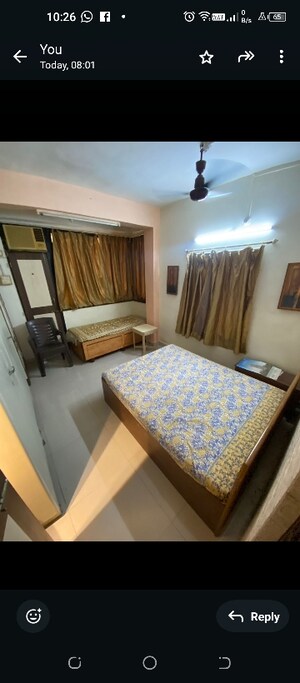 Bedroom in 1 BHK Apartment at Mahim West – for Rent
