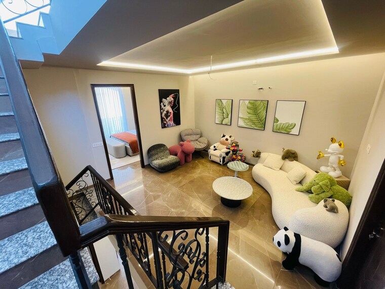 Living Room, gmada aerocity 4 Bedroom 2701 Sq.Ft. Villa In Gmada Aerocity Zirakpur 9541693