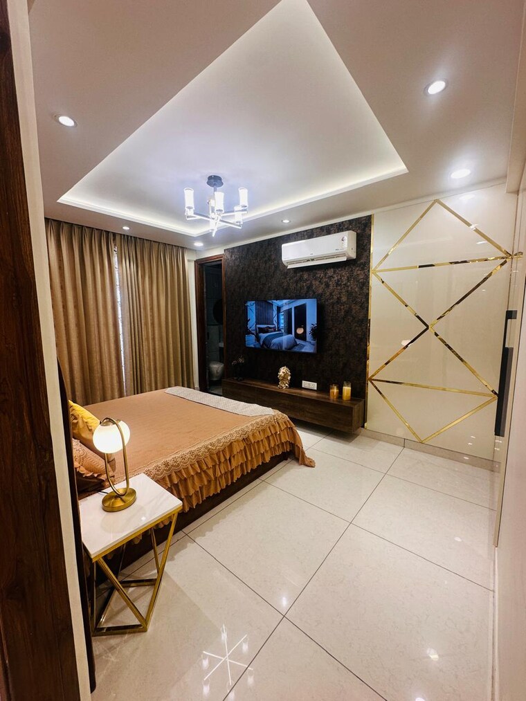 Bedroom, the-suman-marvelous 3 Bedroom 1750 Sq.Ft. Apartment In Ramgarh Bhudda Zirakpur 9541748