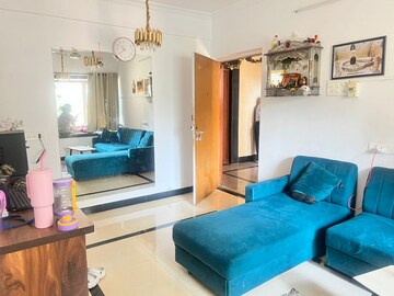 Living Room in 1 BHK Apartment at Shivaji  Raje Complex, Kandivali West – for Rent