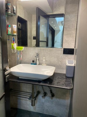 Bathroom in 4 BHK Apartment at Makhdoom Sea Palace, Mahim – for Sale