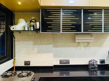 Kitchen in 4 BHK Apartment at Makhdoom Sea Palace, Mahim – for Sale