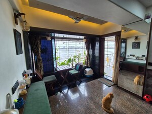 Living Room in 4 BHK Apartment at Makhdoom Sea Palace, Mahim – for Sale