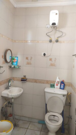 Bathroom in 1 RK Apartment at Lok Vihar – for Rent
