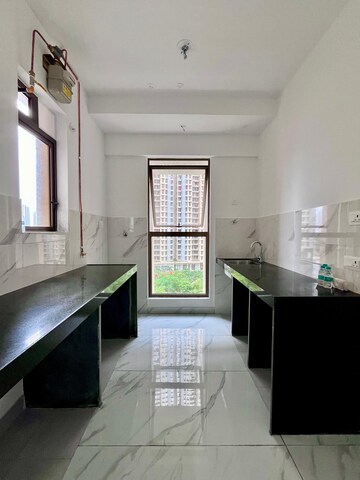 Kitchen in 1 BHK Apartment at Raymond Ten X Habitat, Pokhran Road No Two – for Sale