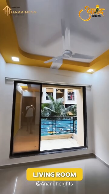 Bedroom in 2 BHK Apartment at Shree Adeshwar Anand Heights, Nalasopara West – for Sale