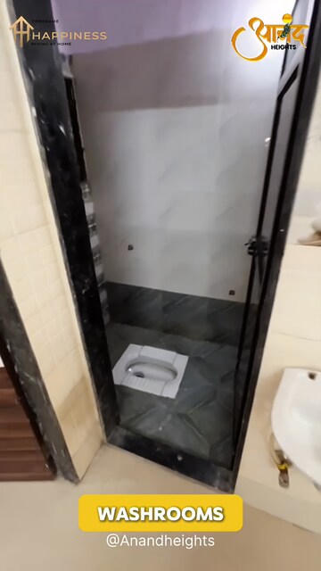 Bathroom in 2 BHK Apartment at Shree Adeshwar Anand Heights, Nalasopara West – for Sale