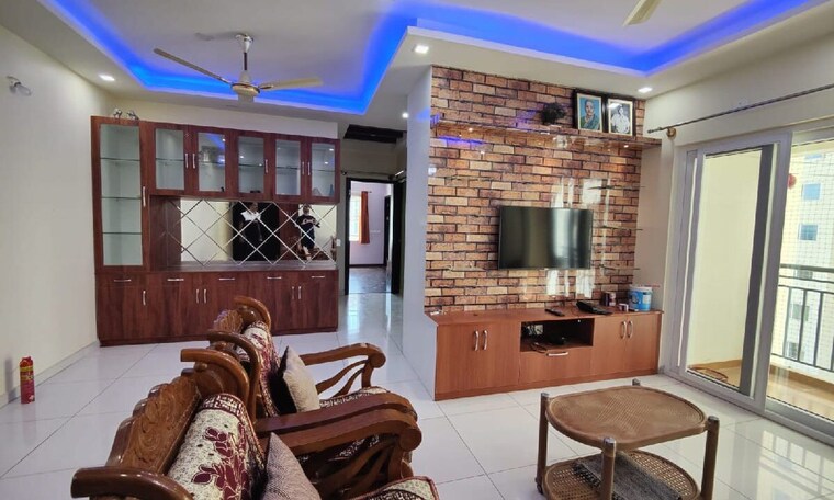 Living Room, shriram-greenfield 3 Bedroom 1350 Sq.Ft. Apartment In Budigere Bangalore 9542684