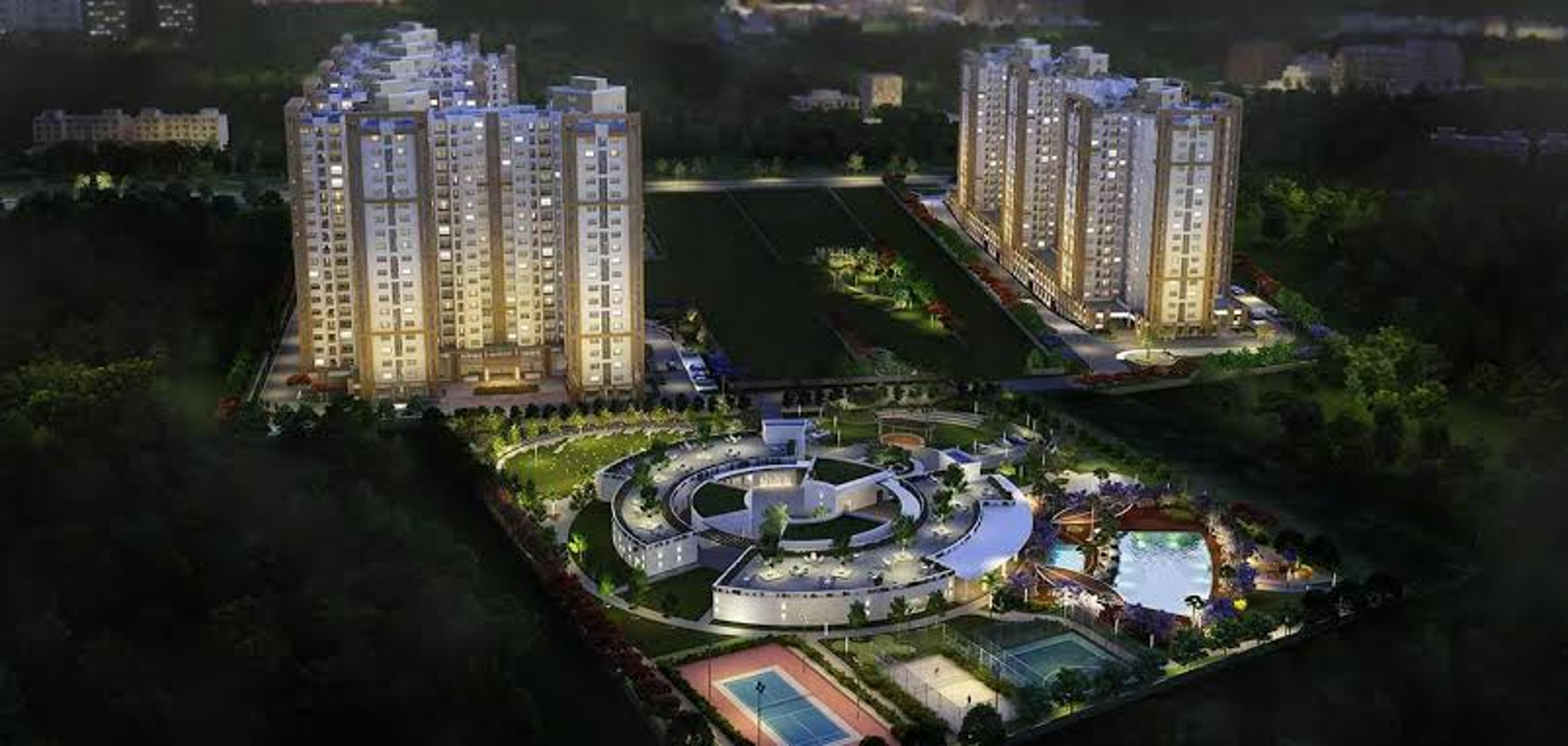 3 BHK + Pooja Room 1350 Sq.Ft. Apartment in Shriram Greenfield