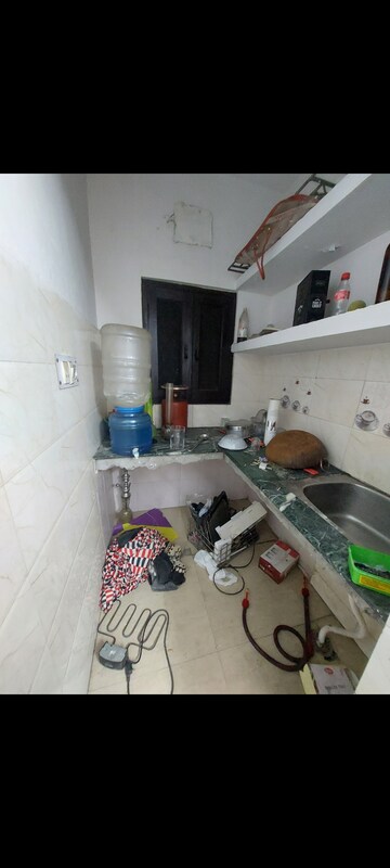 Kitchen in 1 RK Apartment at Aadharshila Apartment, Sarita Vihar – for Rent