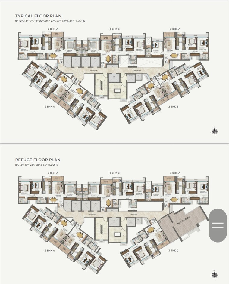 undefined, ellora-emerald 2 Bedroom 1150 Sq.Ft. Apartment In Kharghar Sector 37 Navi Mumbai 9543006