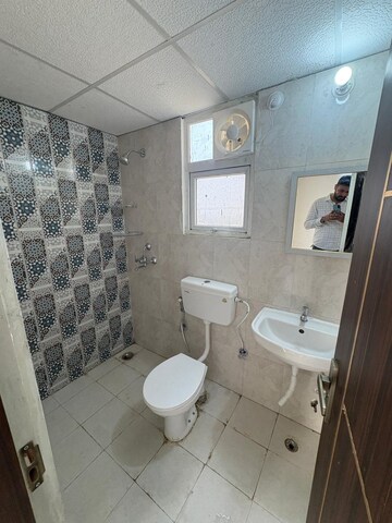 Bathroom in 2 BHK Apartment at Signature The Millennia 3, Sector 37d – for Rent