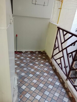 Balcony in 2 BHK Apartment at Saya Gold Avenue, Vaibhav Khand – for Rent