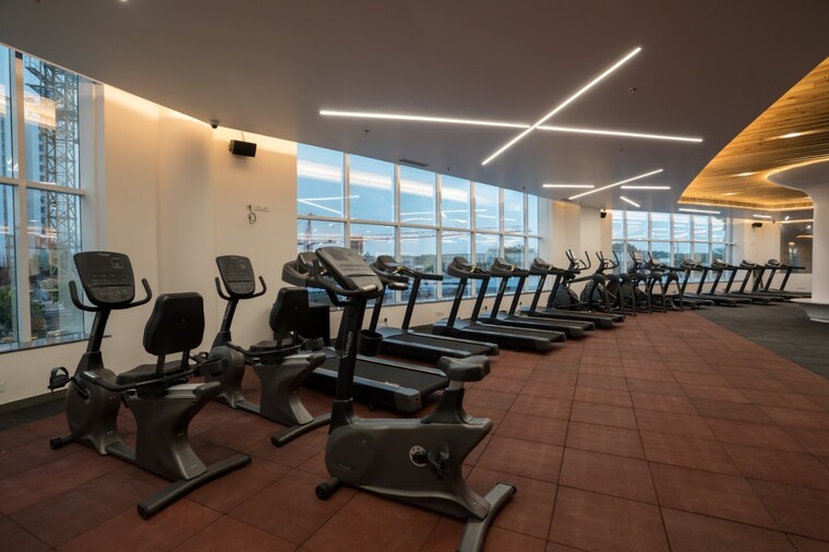 Gym, purvanchal-sunbliss 3 Bedroom 1720 Sq.Ft. Apartment In Sector 22d Yamuna Expressway Greater Noida 9543376