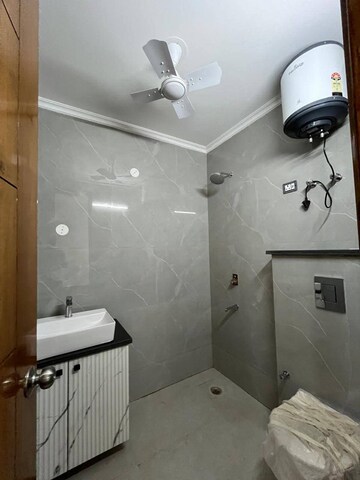 Bathroom in 3 BHK Builder Floor at Chattarpur – for Rent