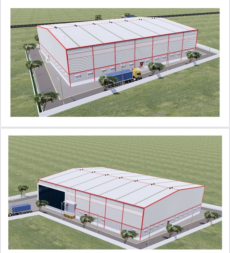 Exterior View, playtor-chakan-midc Commercial Warehouse 38000 Sq.Ft. In Chakan Pune 9543388