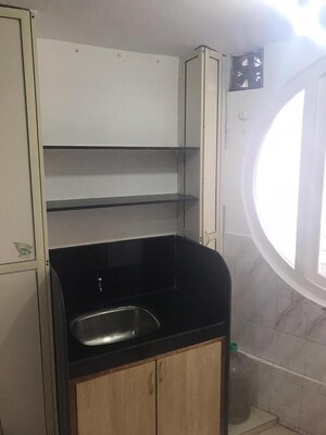 Bathroom in 2 BHK Apartment at Serenity Tower, Andheri West – for Rent