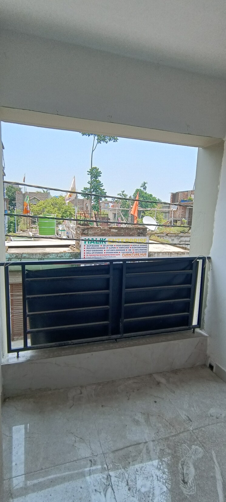 Balcony, chinar park 3 Bedroom 1140 Sq.Ft. Apartment In Chinar Park Kolkata 9543514