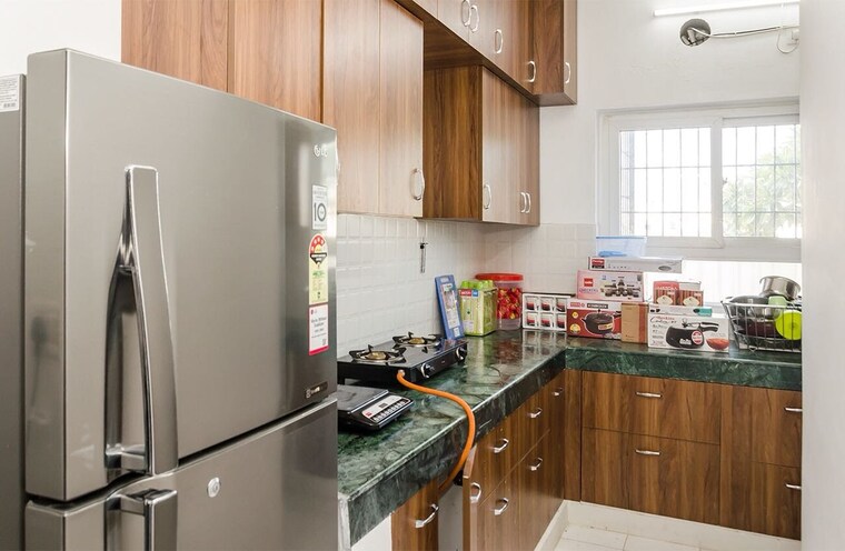 Kitchen, bptp-park-elite-floors 3 Bedroom 250 Sq.Yd. Apartment In Sector 85 Faridabad 9543547