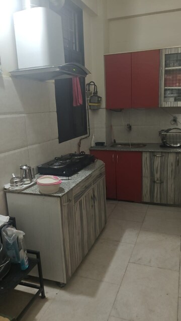 Kitchen in 2 BHK Apartment at Jaipuria Sunrise Greens, Ahinsa Khand 1 – for Rent