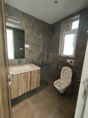 Bathroom in 3 BHK Apartment at Enpar Lotus Residency, Lower Parel – for Rent