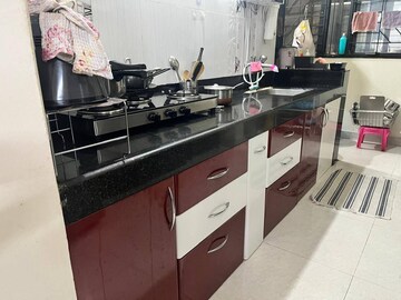 Kitchen in 2 BHK Apartment at Magarpatta City Roystonea, Hadapsar – for Sale
