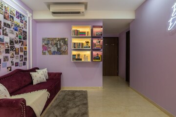 Bedroom in 2 BHK Apartment at Cosmos Classique, Ghodbunder Road – for Rent