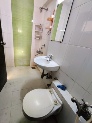 Bathroom in 2 BHK Apartment at Tulsibaug CHS, Borivali West – for Rent