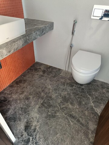 Bathroom in 3 BHK Apartment at Lodha The Park, Worli – for Rent