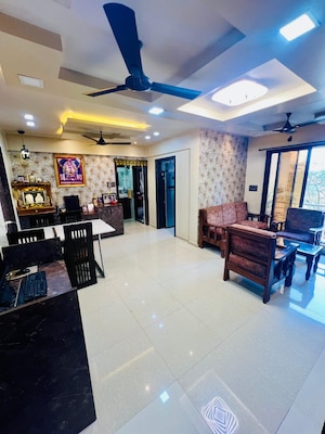 Living Room in 2 BHK Apartment at Parsik – for Sale