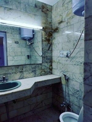 Bathroom in 3 BHK Apartment at DDA Rosewood Apartments, Vasant Kunj – for Sale