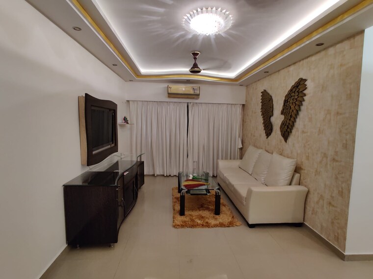 Living Room, damji-shamji-shah-mahavir-classik 3 Bedroom 1200 Sq.Ft. Apartment In Powai Mumbai 9543951