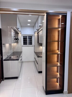 Building Lobby in 2 BHK Apartment at My Home Tridasa, Tellapur – for Rent