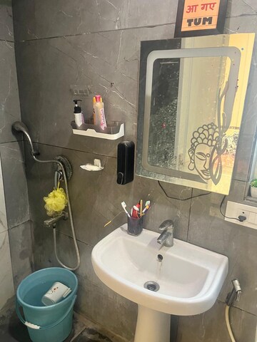 Bathroom in 2 BHK Apartment at Omaxe New Heights, Sector 78 – for Rent