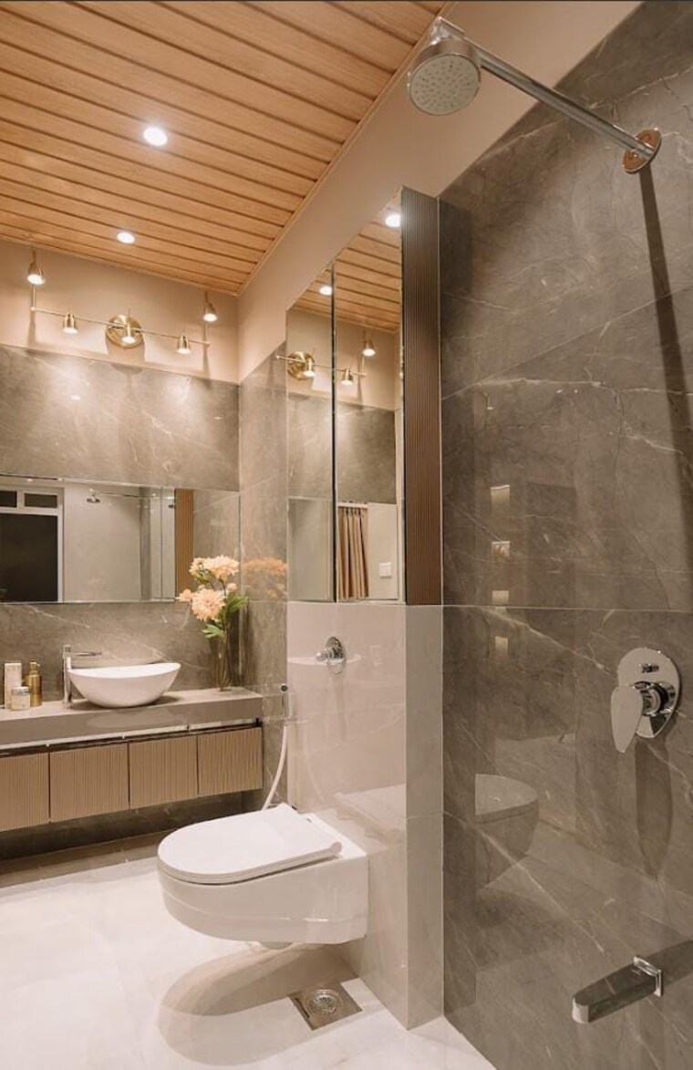 Bathroom, satre-happynest 1 Bedroom 430 Sq.Ft. Apartment In Kanjurmarg East Mumbai 9544200