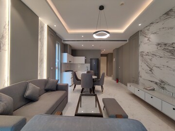 Team Area in 1 BHK Apartment at Bhartiya Leela Residences, Thanisandra Main Road – for Rent