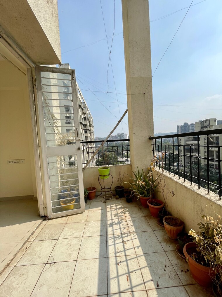 Balcony, goel-ganga-amrut-ganga 2 Bedroom 1000 Sq.Ft. Apartment In Sinhagad Pune 9544347