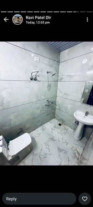 Bathroom in 3 BHK Apartment at MS Enclave Zirakpur, Dhakoli – for Sale