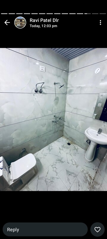 Bathroom in 3 BHK Apartment at MS Enclave Zirakpur, Dhakoli – for Sale