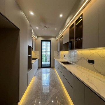 Kitchen in 4 BHK Builder Floor at Ansal Sushant Floors, Sushant Lok ii – for Sale