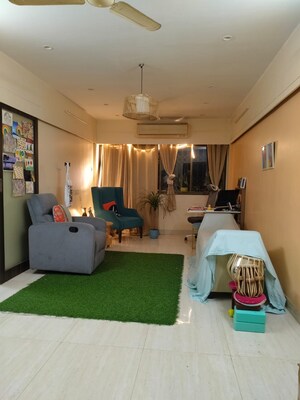 Living Room in 1 BHK Apartment at Bandra West – for Rent