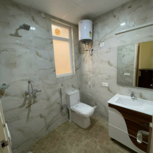 Bathroom in 1 BHK Builder Floor at Sector 53 – for Rent