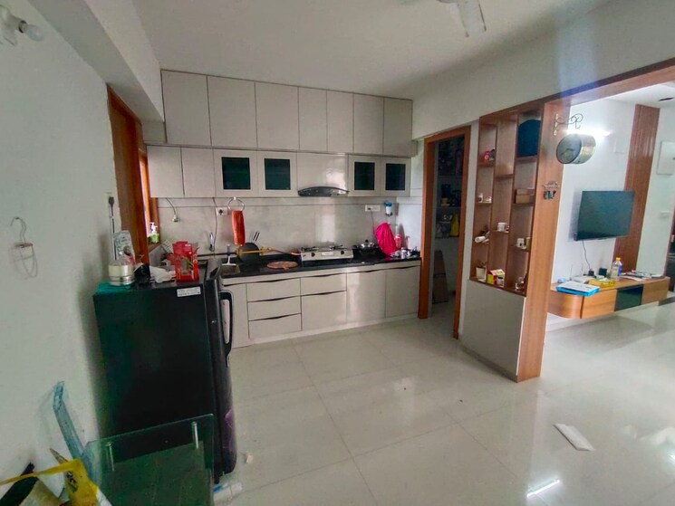 Kitchen, vaishnodevi circle 3 Bedroom 1250 Sq.Ft. Builder Floor In Vaishnodevi Circle Ahmedabad 9545123