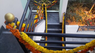 Staircase in 1 BHK Independent House at Rt Nagar – for Rent