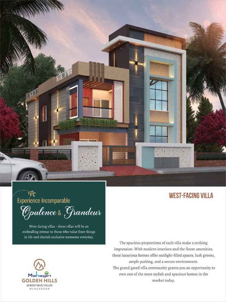 Exterior View, siri-mahagiri-golden-hills 4 Bedroom 2500 Sq.Ft. Villa In Hayathnagar Hyderabad 9545396