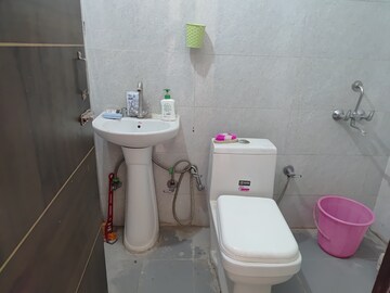 Bathroom in 1 BHK Builder Floor at Chattarpur – for Rent