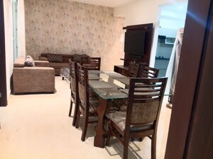 Living Room in 3 BHK Apartment at Maya Green Lotus Utsav, International Airport Road – for Rent