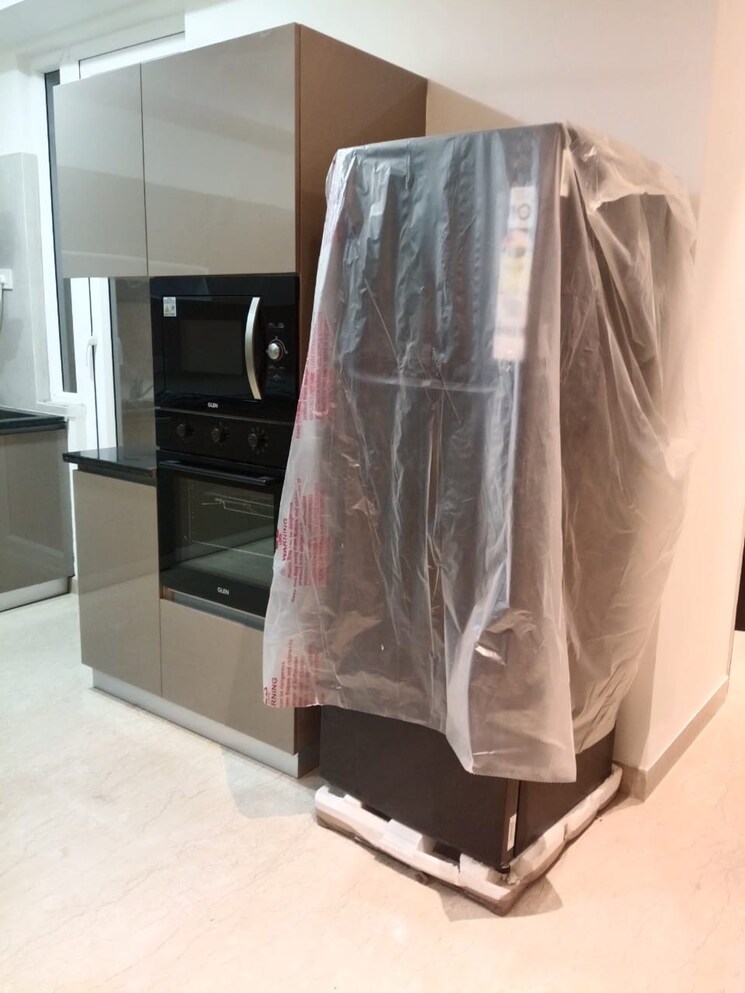 Kitchen, maya-green-lotus-utsav 3 Bedroom 1850 Sq.Ft. Apartment In International Airport Road Zirakpur 9545634