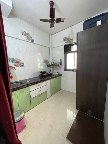 Kitchen in 1 RK Apartment at Kirit CHS, Malad West – for Rent